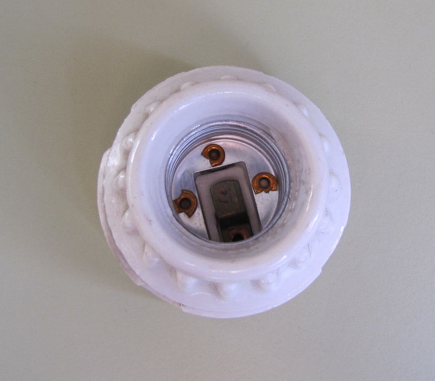 Ceramic Light Socket for Wurlitzer, Rock-ola, Seeburg Jukebox