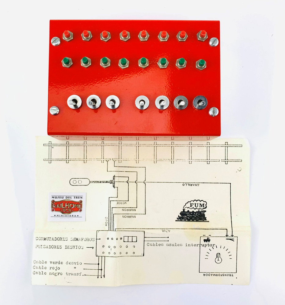 FUM - TRAFFIC LIGHT SWITCH DESK - MINT!