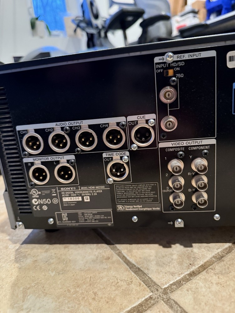 Sony HDW-M2100 HDCAM Prostudio Editing Player