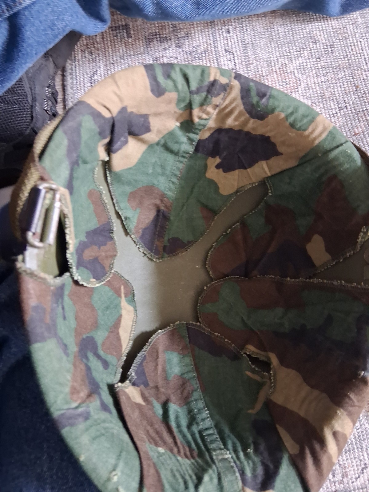 US M1 Helmet with Liner and Cover and Goggles Paratrooper Mint