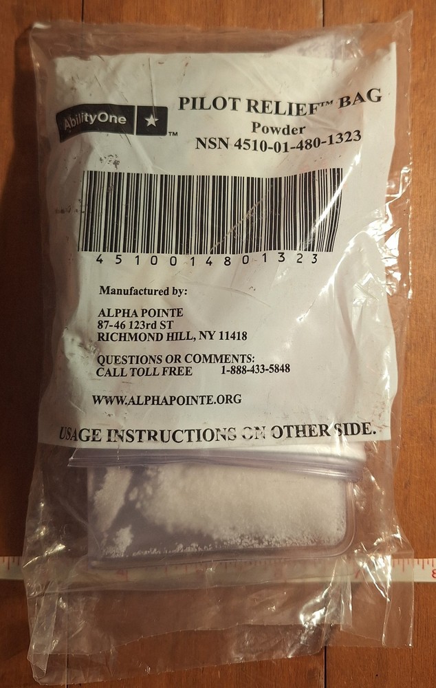 Ability One Pilot Relief Bag / Powder Pack