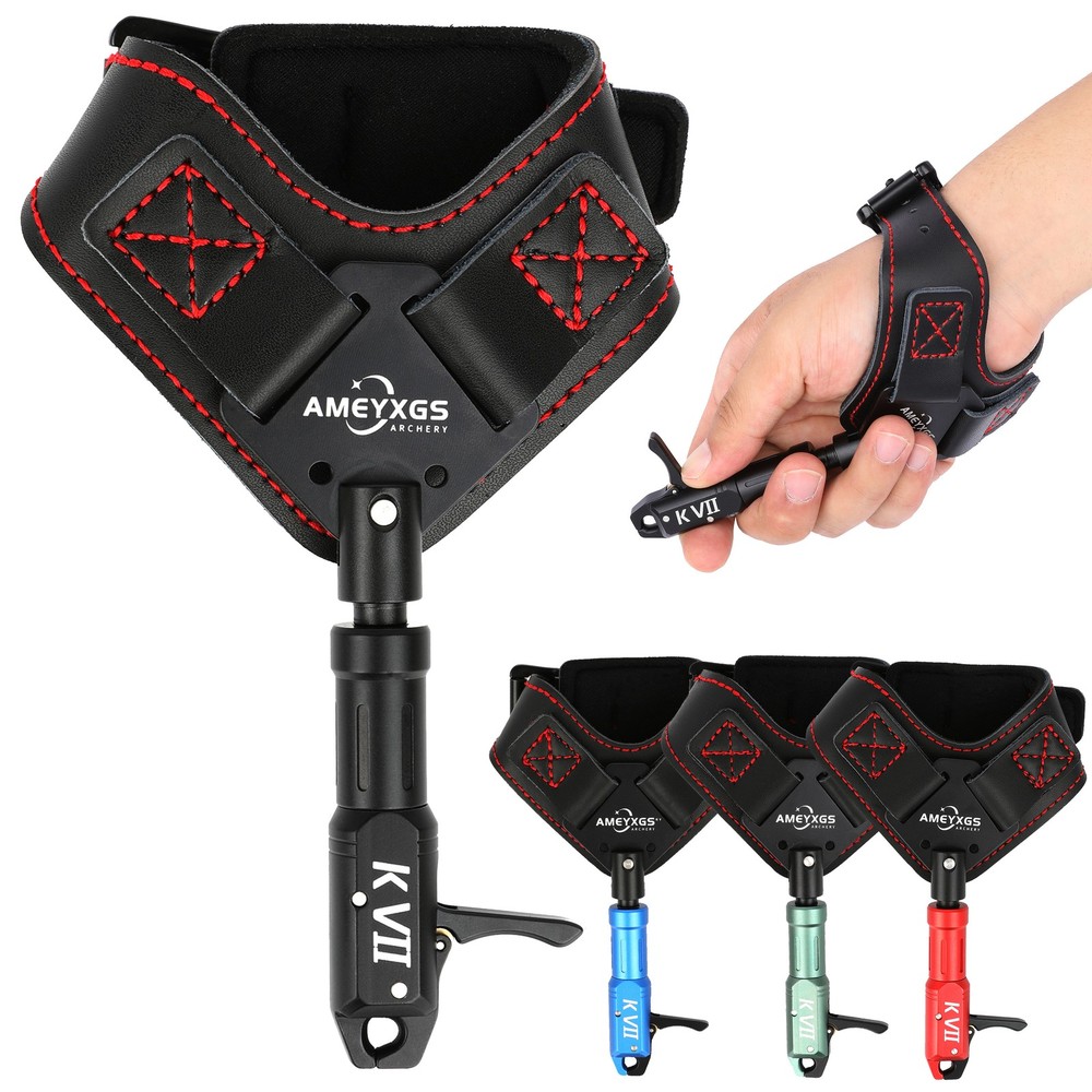 Archery Bow Release Aid Wrist Strap Adjustable Trigger Caliper Hunting Shooting