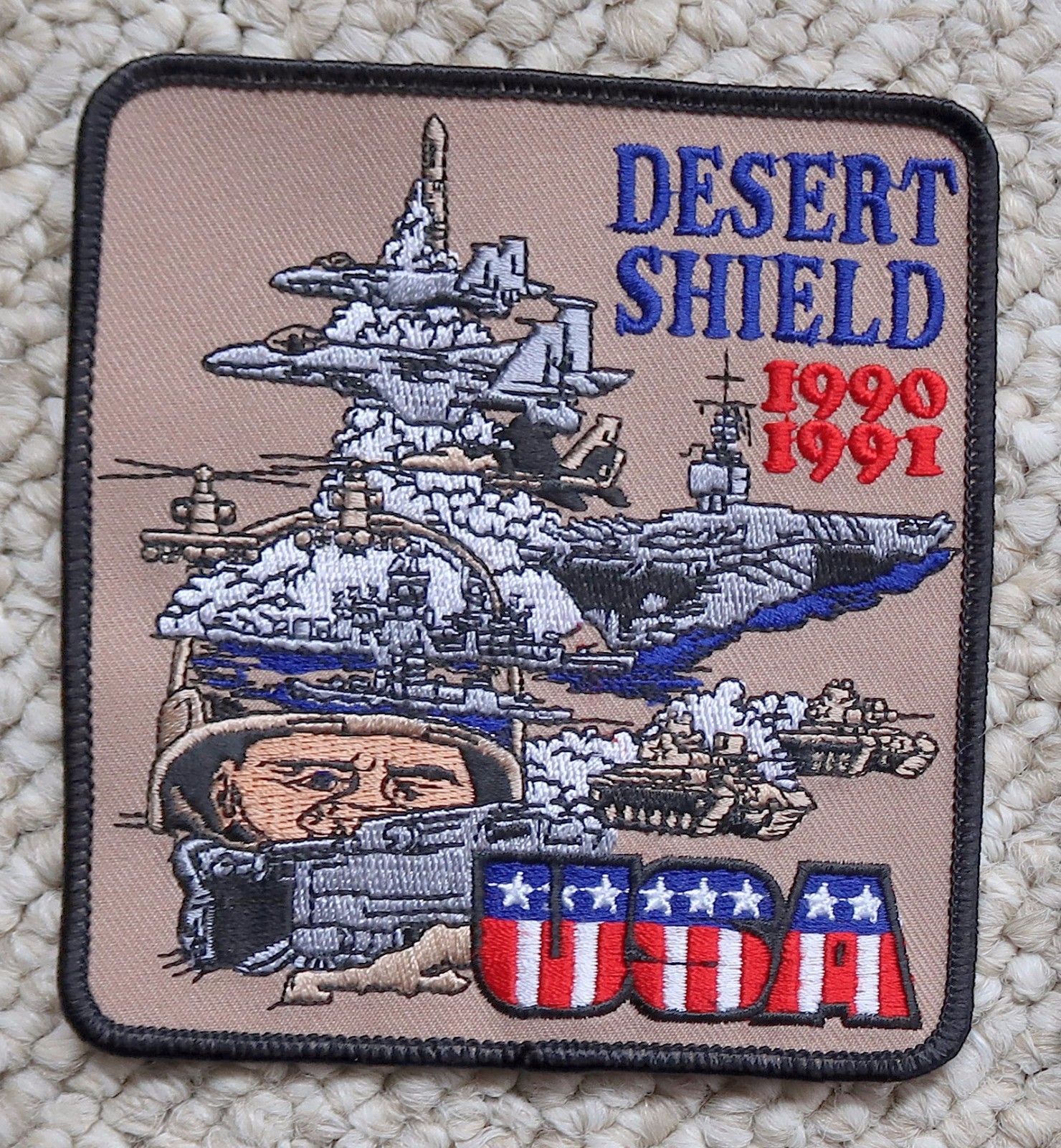 Operation Desert Shield Campaign War Military Iraq Kuwait Army-USMC-AF