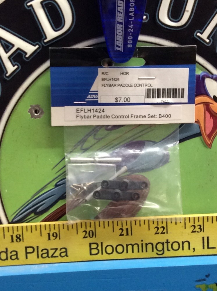 E-Flite EFLH1424 FlybarPaddle Control Frame Set B400 OrignalNewInPackage🇺🇸Ship