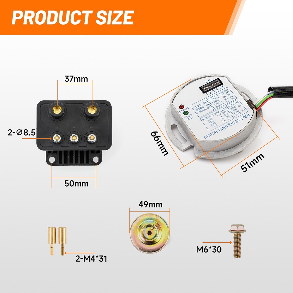 Single Fire Programmable Ignition Kit For Big Twin (Except Twin CAM) 1970-1999