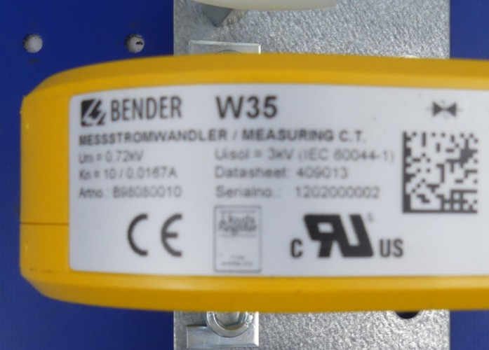 Bender measuring current transformer W35