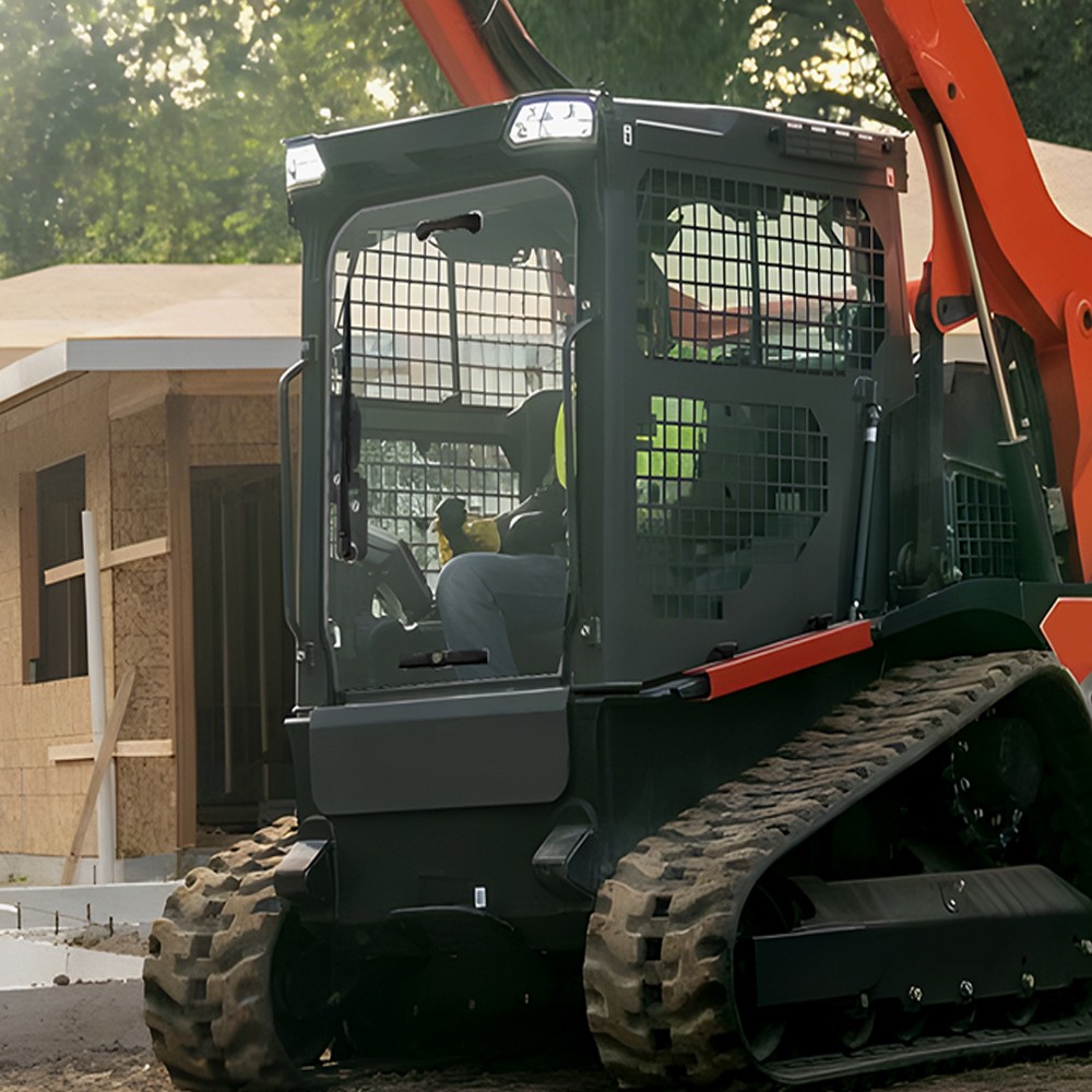 Track Loader Door Glass For Kubota Skidsteer SVL65 SVL75 SVL90 SVL95 SVL97