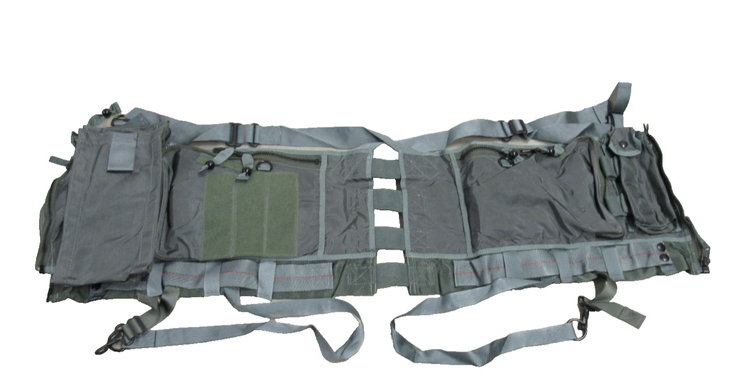 US Navy USMC Aircrew Pilot Survival Vest SV-2B w/ Holster & Knife Sheath NOS