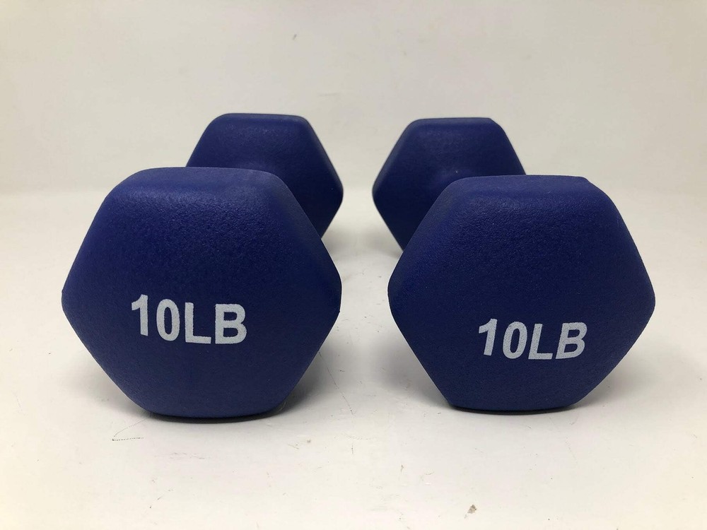 10lbs Hex Dumbbells (x2)