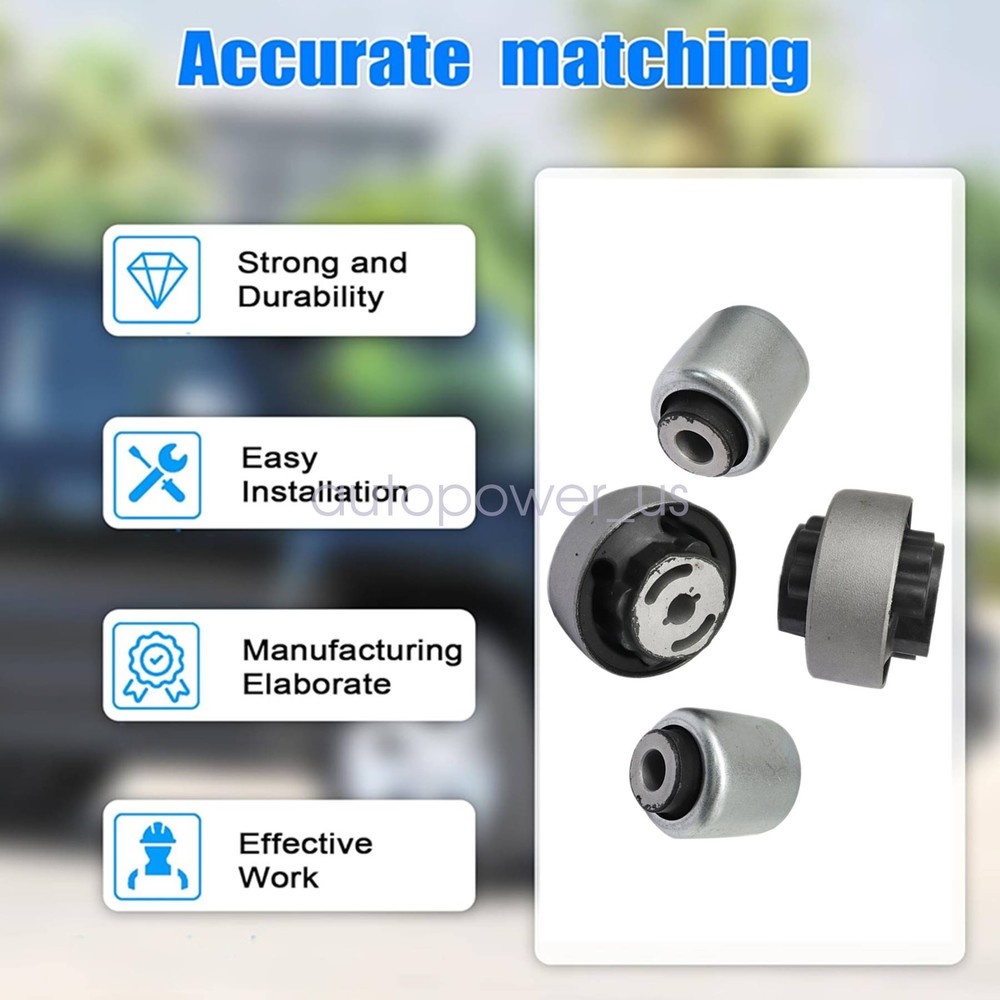 4 FRONT LOWER CONTROL ARM BUSHING FOR JEEP CHEROKEE 2014-2018 BOTH SIDE