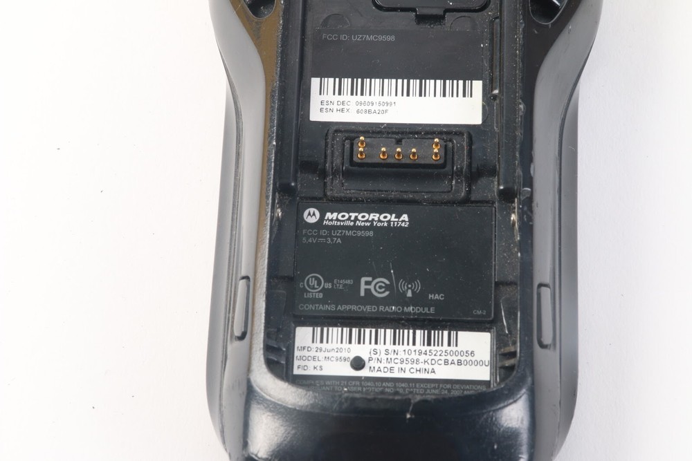 Motorolla MC9598-KDCBAB0000U Hand Held Scanner