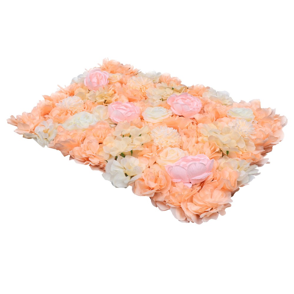 6 Artificial Flower Wall Panel Floral Backdrop Wedding Decorative Wall Panel