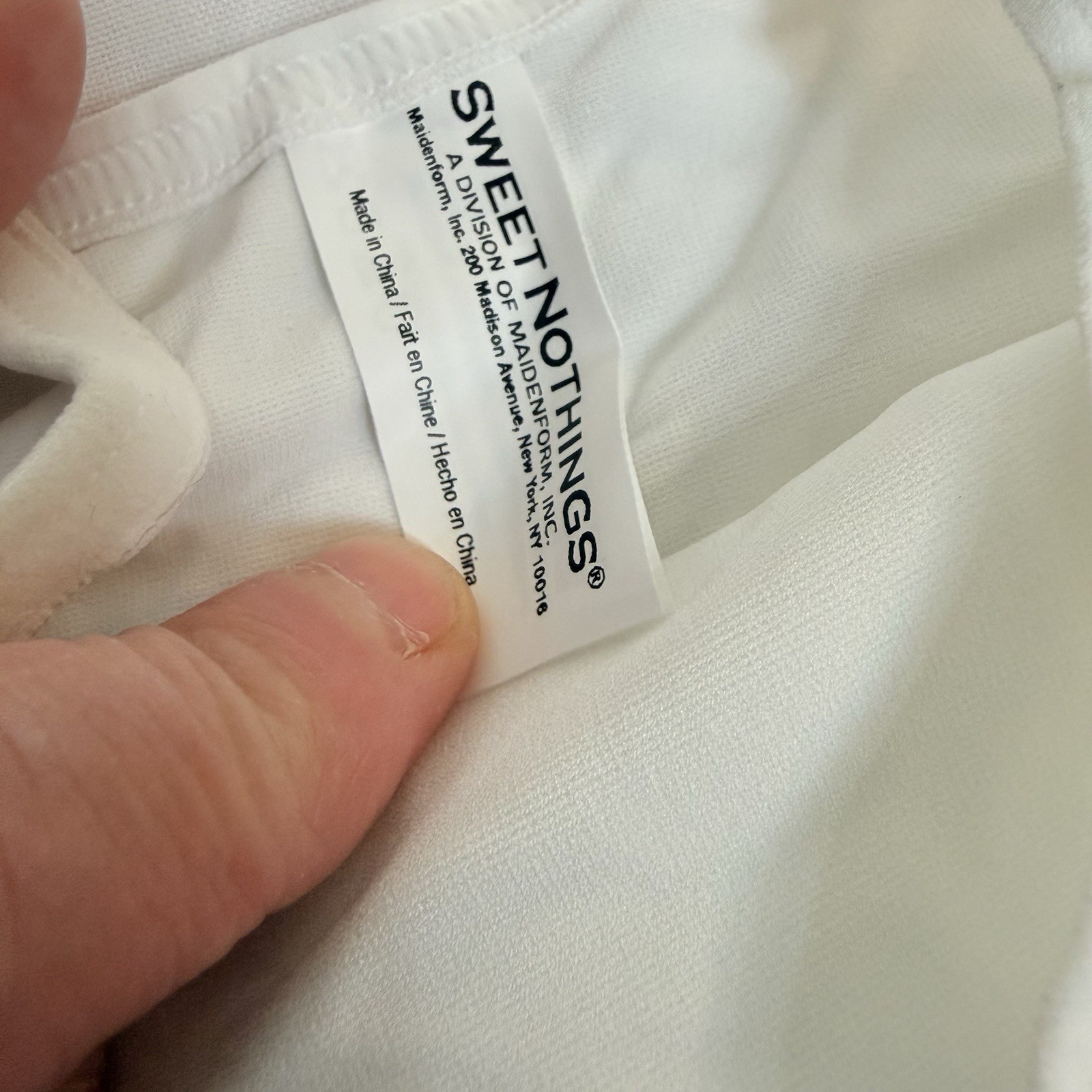 Maidenform Sweet Nothings Firm Control Tummy Toning Tank Slimming Cami White S