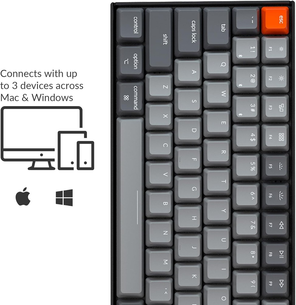 Keychron K4 96% Layout 100 Keys Wireless Version 2, Super Red Switch