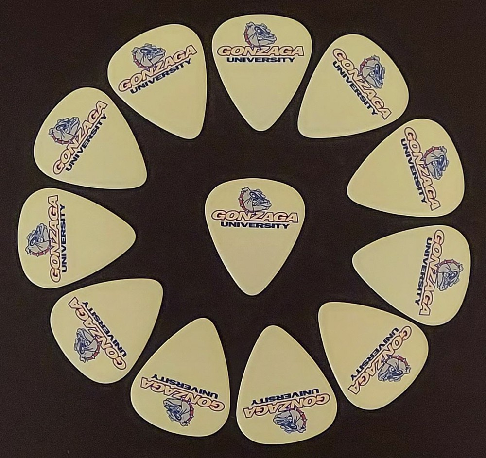 Gonzaga University Guitar Picks (12 picks) - (Buy 2, save 50% on 2nd)