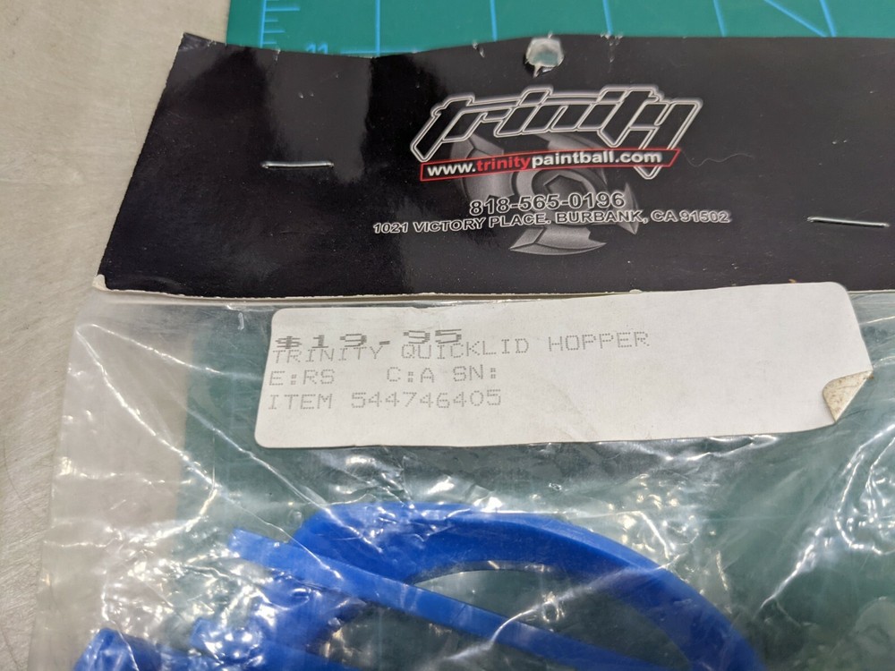Trinity VLocity Speed Feed. Blue. BNIB NOS. RARE!