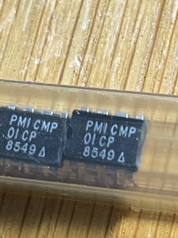 One brand new PMI CMP01CP - Single Voltage Comparator - Plastic DIP-8