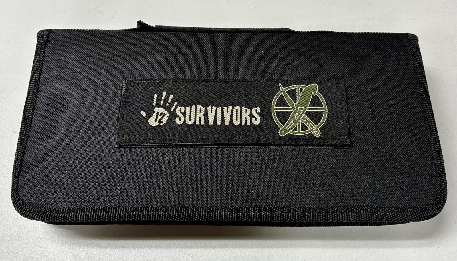 12 Survivors Portable Hunting Field Dressing Kit Knife & Saw Set with MOLLE Case