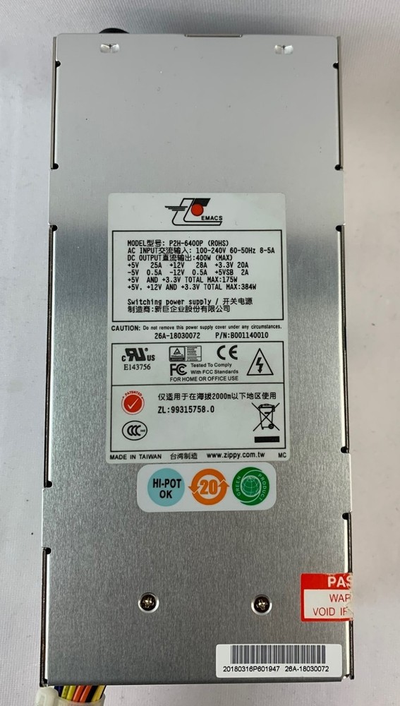 Zippy Technology P2H-6400P Power Supply