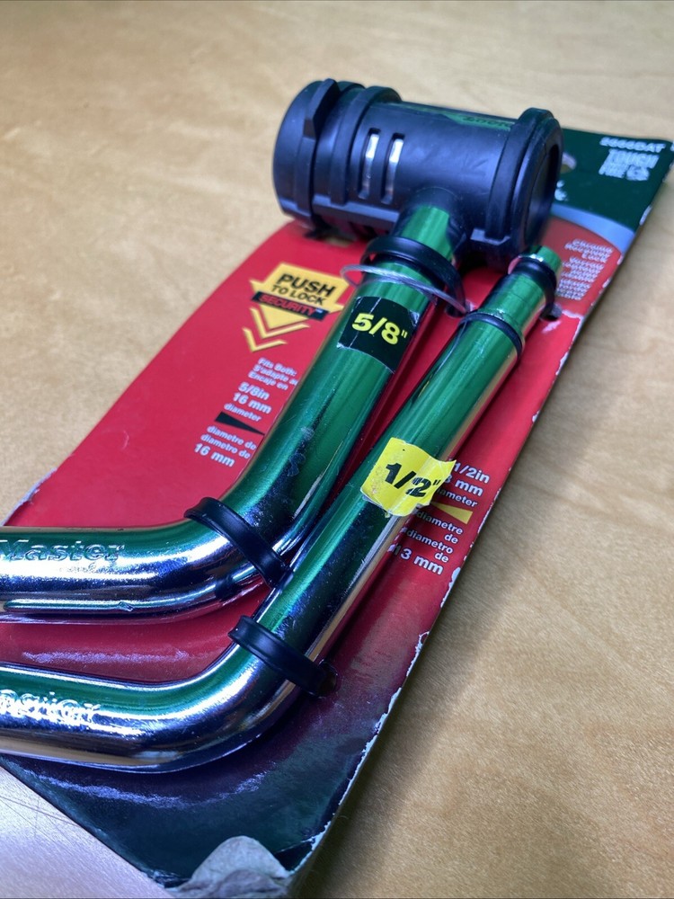 MASTER 2866DAT 5/8" & 1/2" HITCH RECEIVER LOCK