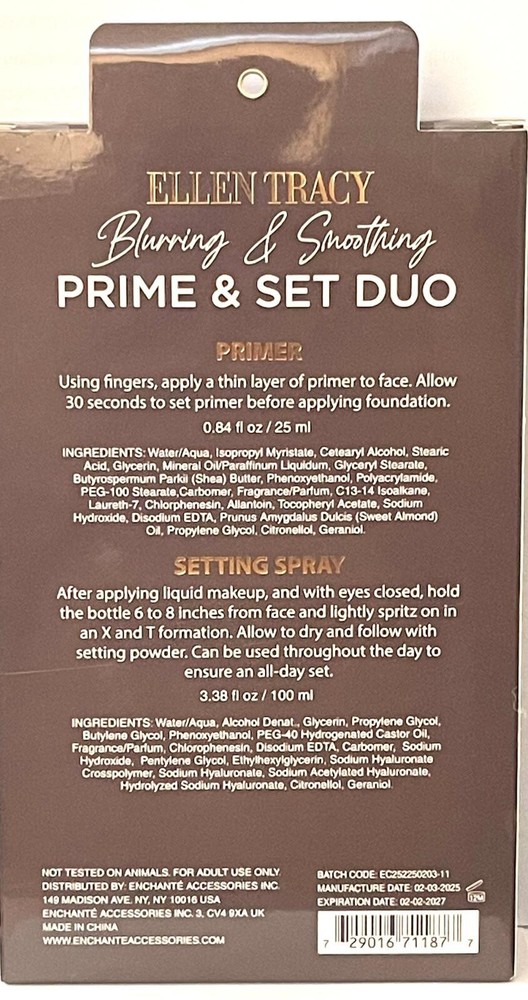 Prime & Setting Spray - Set Duo - Blurring & Smoothing - Balances & Moisturizes