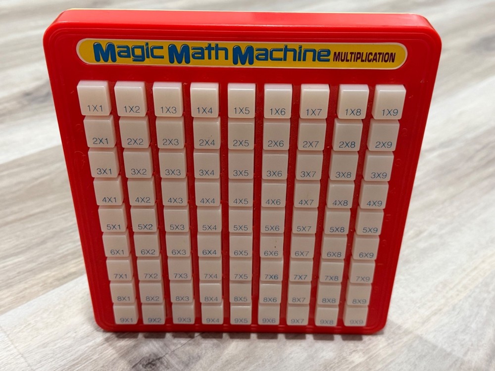Vintage Magic Math Machine Bundle Addition Subtraction Multiplication Toy