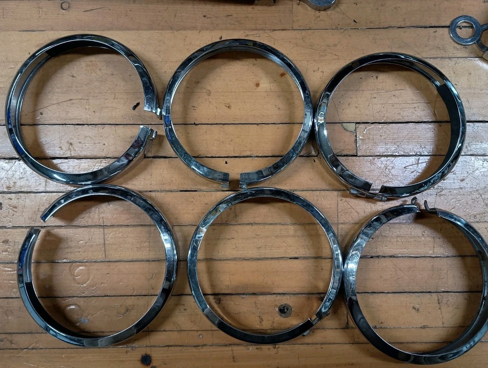 Harley Davidson 4.5" Chrome Passing Light Rings