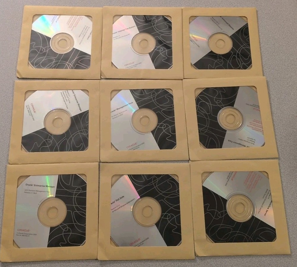 Oracle Database 8i Installation CD Pack Release 2, 8.1.6, Windows NT, 37 Discs