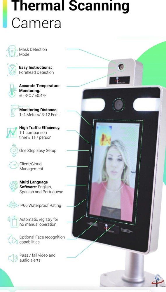 1 ANDROID ,AR1 Facial Recognition/ Therman Temperature Scanner- Access Control