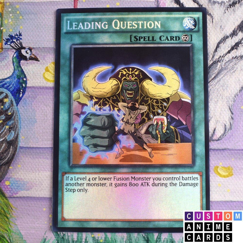 Leading Question ANIME EFFECT HOLO card