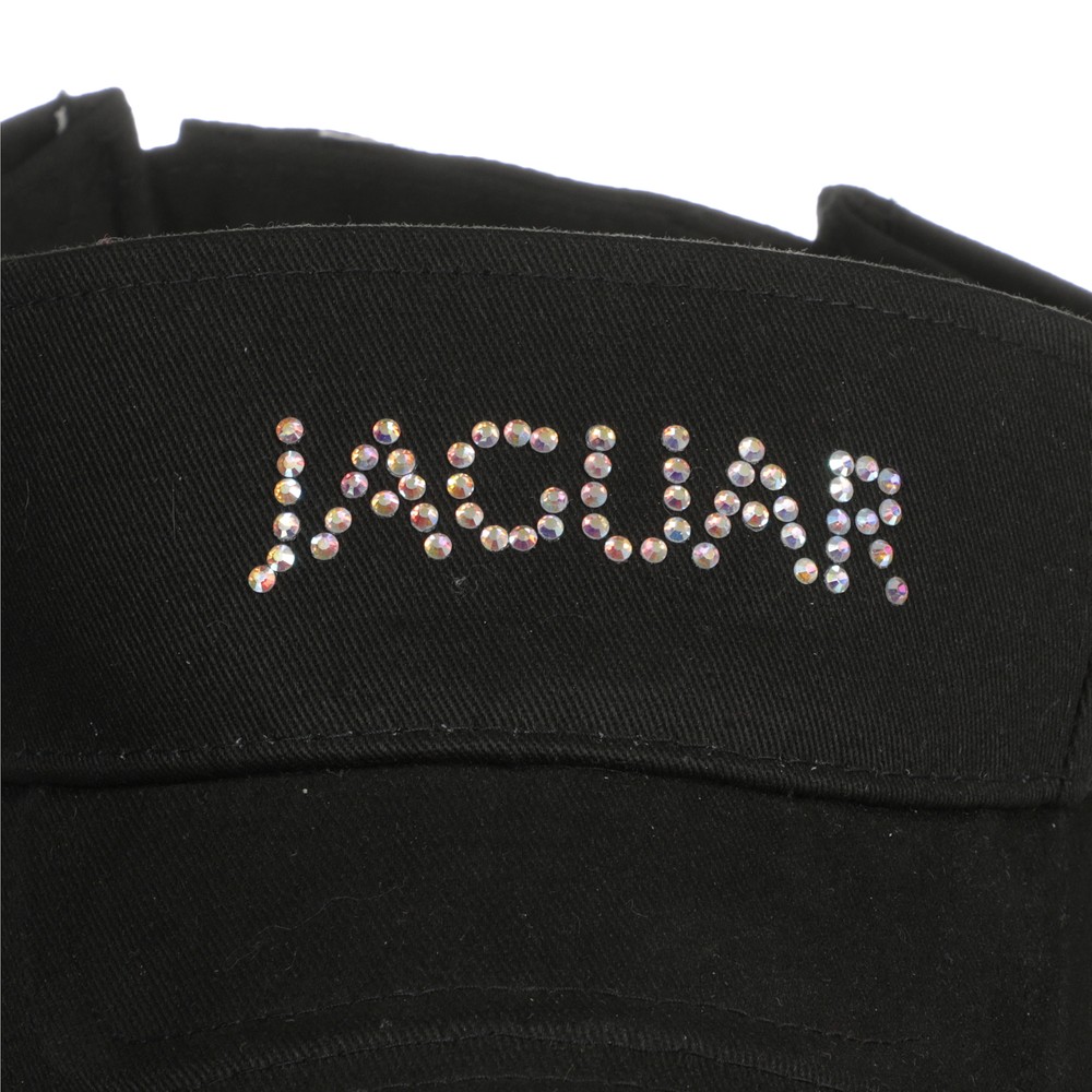 Black Jaguar Strapped Visor