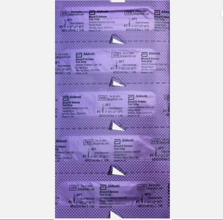 100 Blood Ketone Test Strips, Precision Xtra Compatible/exp JAN2026 (ANNEECAKES)