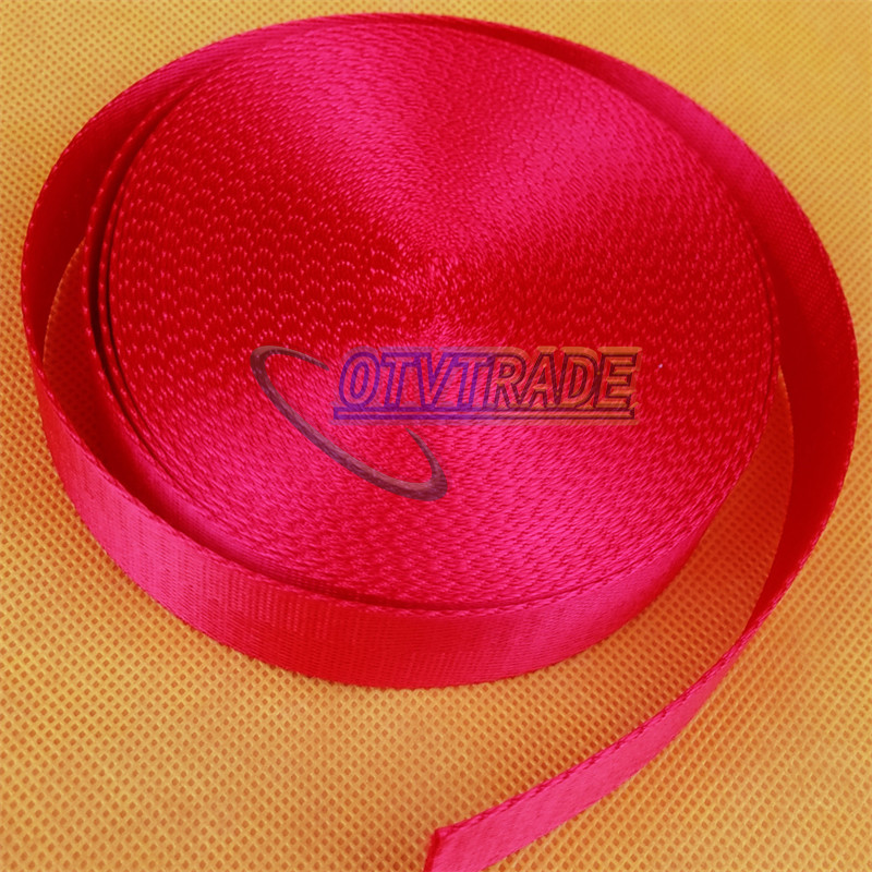 Nylon Webbing Strap 1inch Width Camping Climbing 25mm Red 10m NEW