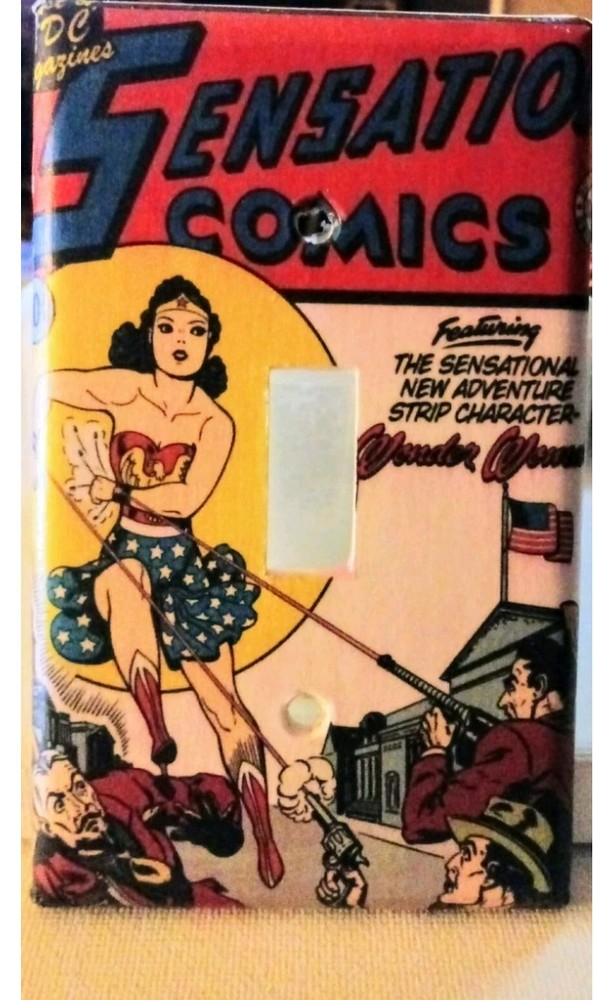 Custom Handmade Sensation Comics #1 - Various Light Switch Covers
