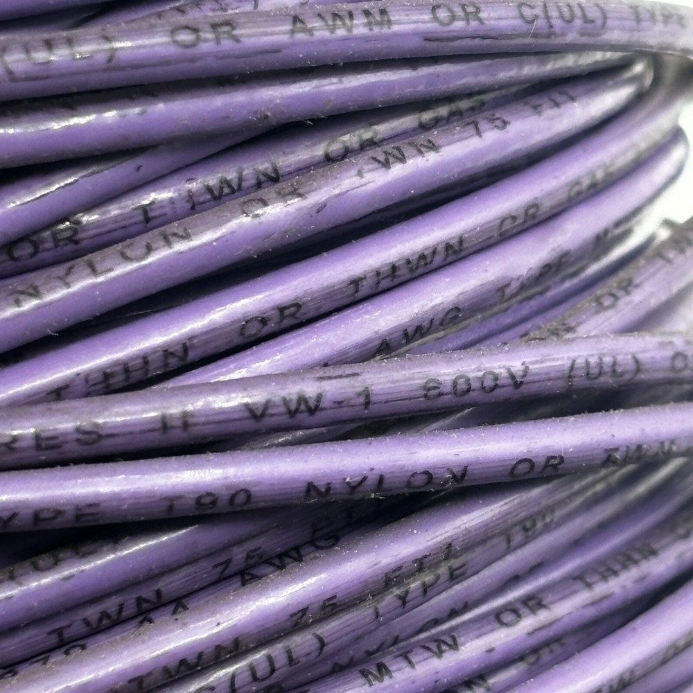 ENCORE WIRE MACHINE TOOL WIRE PURPLE 500 STRANDED DOPPER 300FT 5.0LIBRA WIRE 🎯