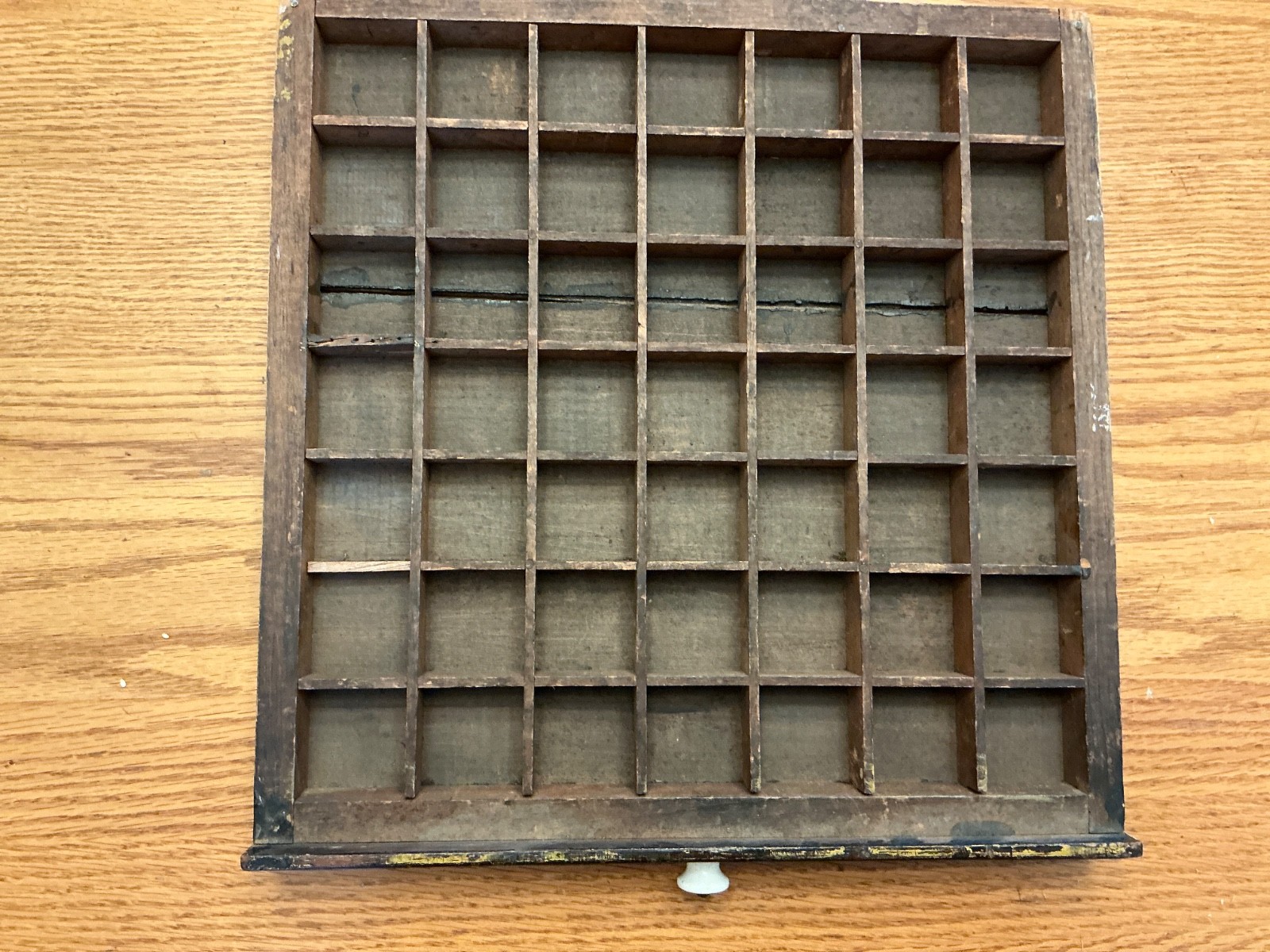 LETTERPRESS PRINTING METAL TYPE SORTING DRAWER SHADOW BOX TRAY