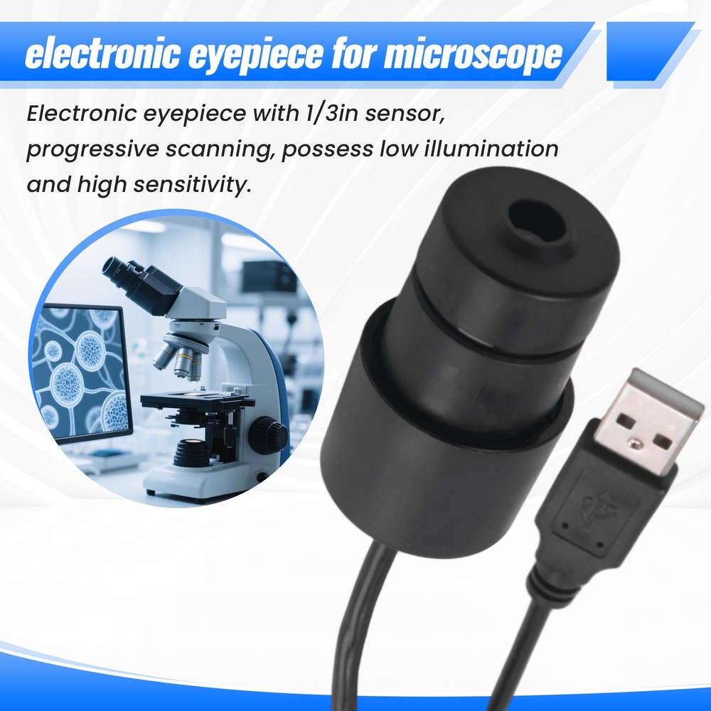 2MP Universal Digital USB Microscope Eyepiece Imager for Science Class9782