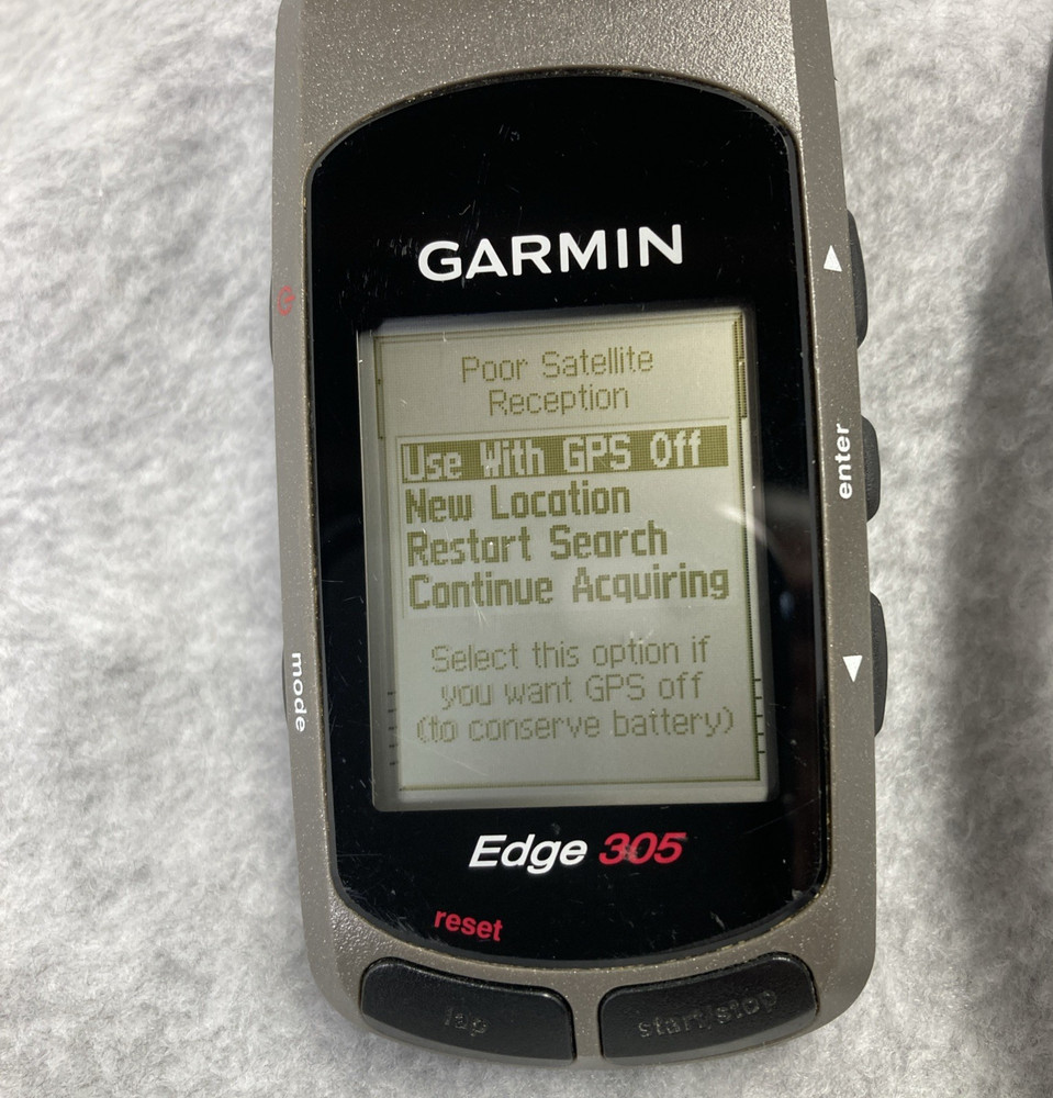 Garmin Edge 305 GPS Cycling Computer – Tested & Working