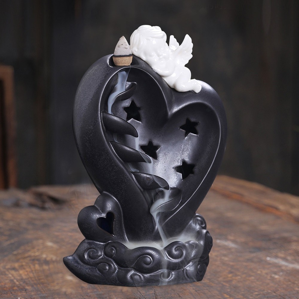Backflow Incense Holder Ceramic Backflow Incense Angel Backflow Incense Holder