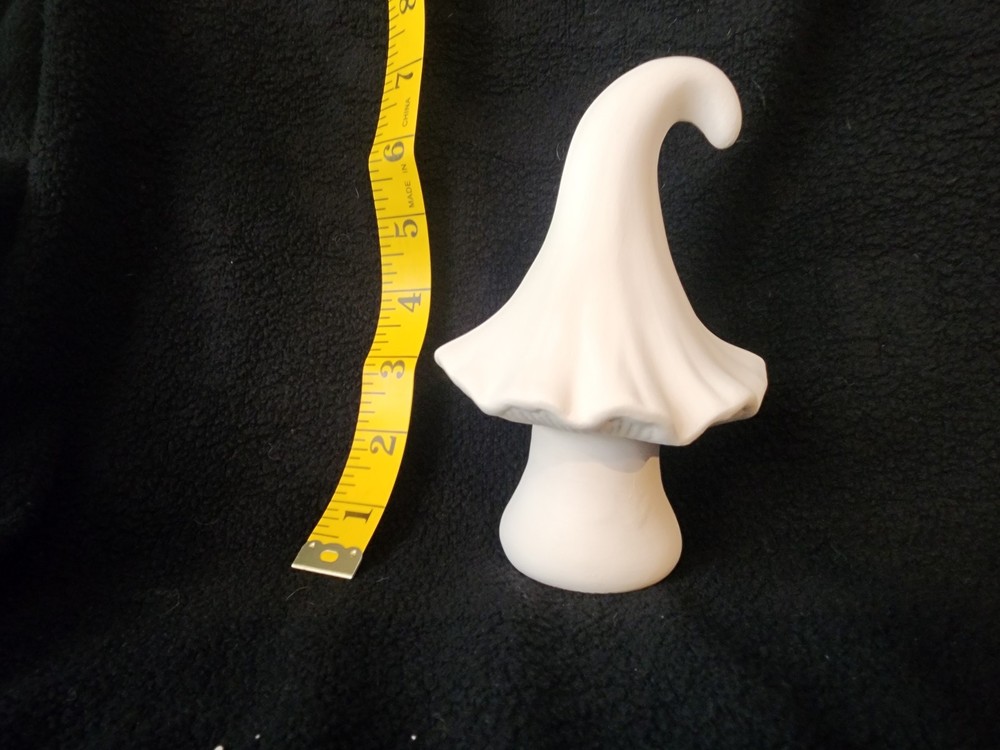 Ready to Paint Ceramic Bisque Mushroom