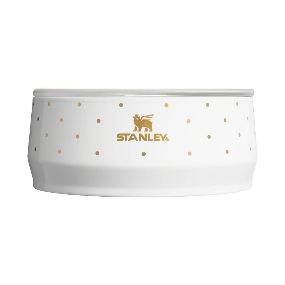 Stanley 24 oz Stainless Steel Pet Bowl Frost Polka Dot
