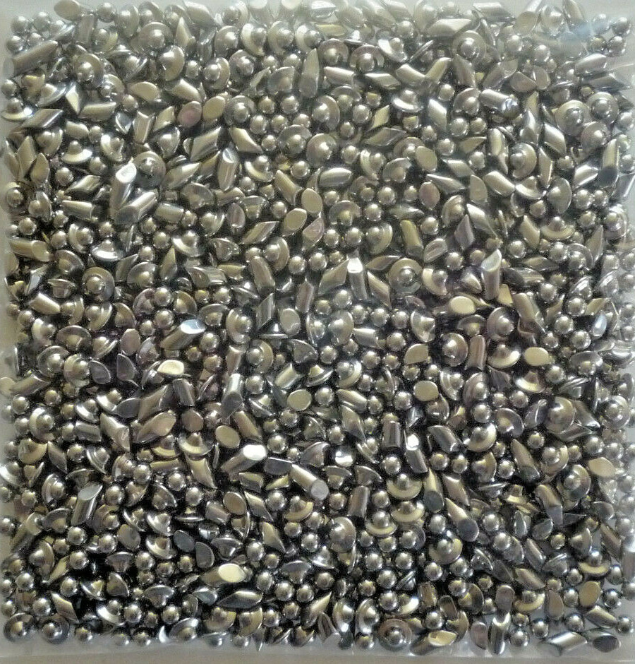 Tumbler Media for Burnishing, Stainless Steel Shot, Polish (Coins,Jewelry,Metal)