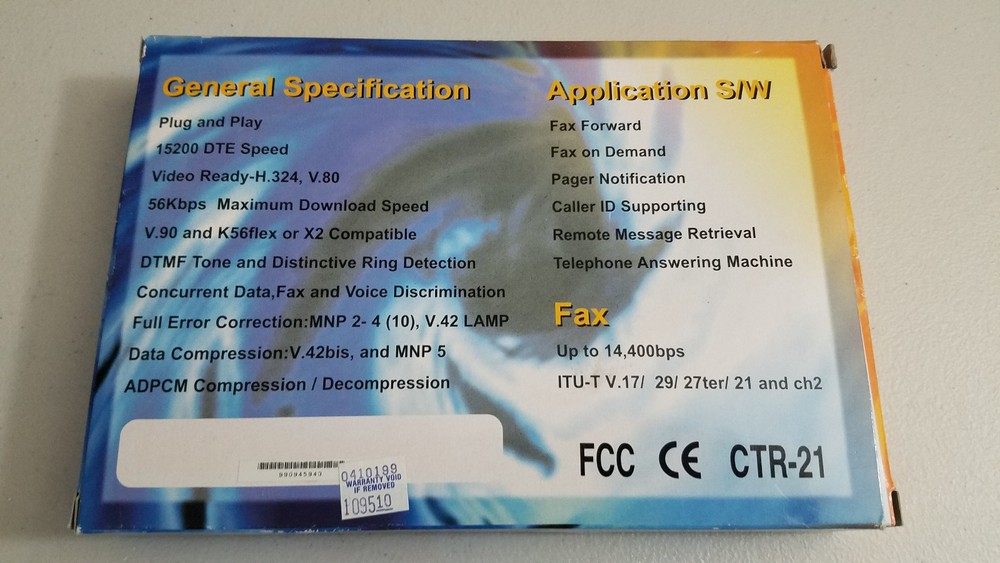 ESS 56k V.90 ISA Modem