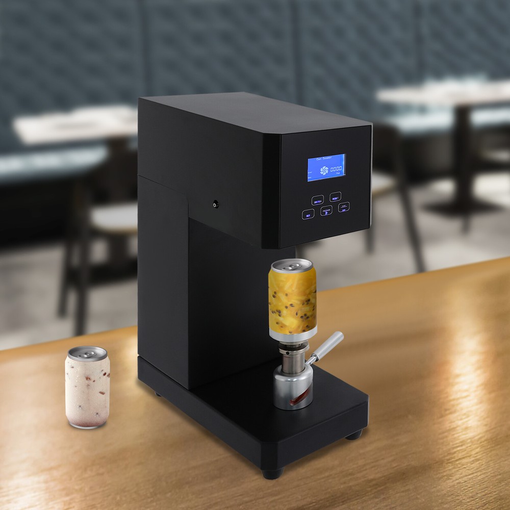 Semi Automatic Can Sealing Machine Pop Cola Can Sealer Container Plastic Bottles