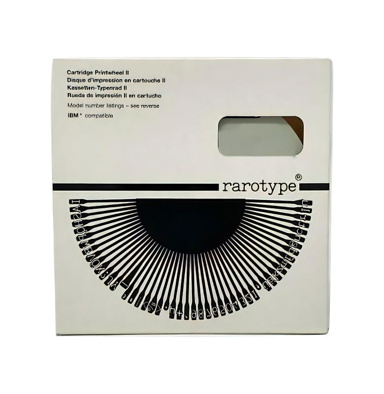 Rarotype Compatible IBM Title PS Printwheel