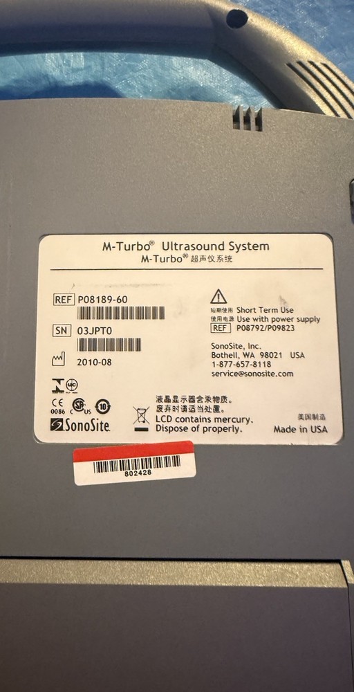 SonoSite M-Turbo Ultrasound