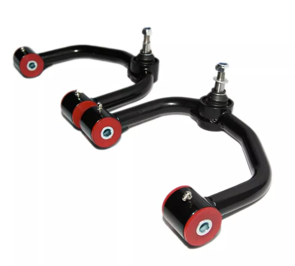 Front Upper Control Arms Compatible with Ford F-150Suspension Kits Tubular Black