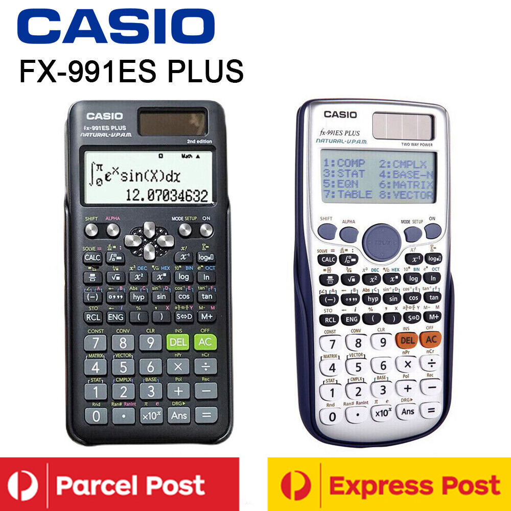 CASIO FX-991ES Plus Functional Scientific 10+2Digit Calculator Student Engineer