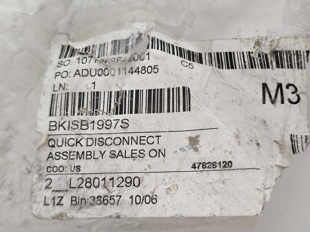 BKISB1997S QUICK DISCONNECT ASSEMBLY