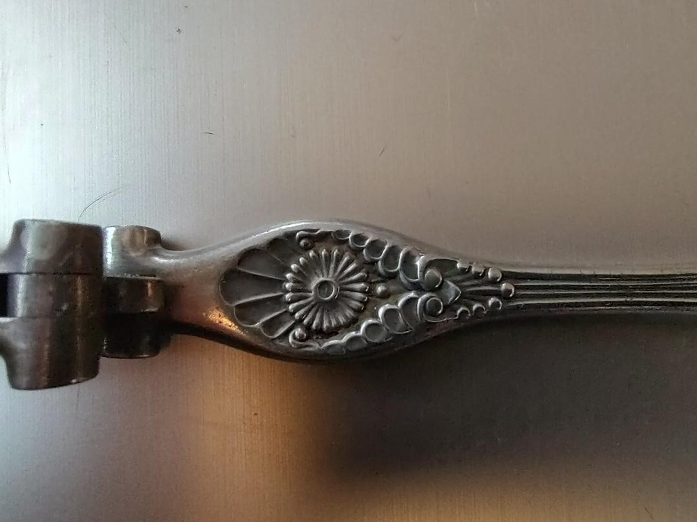 Vintage Gorham Co Reversible Hinged Nutcracker Shell Cracker
